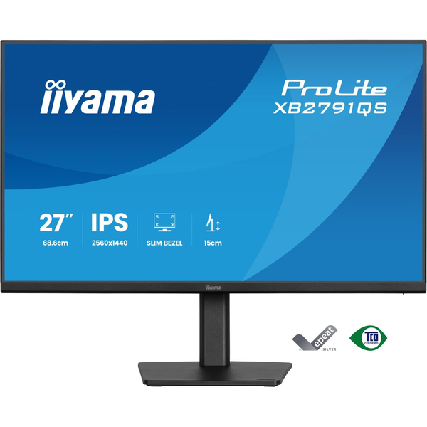 iiyama ProLite X2791QS-B1 computerskærm 68,6 cm (27") 2560 x 1440 pixel Quad HD LED Sort