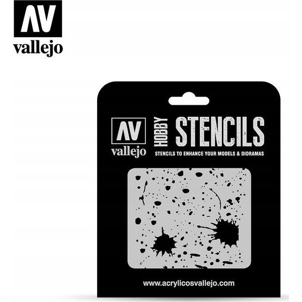  Vallejo Vallejo: Stencils - Splash, Stains