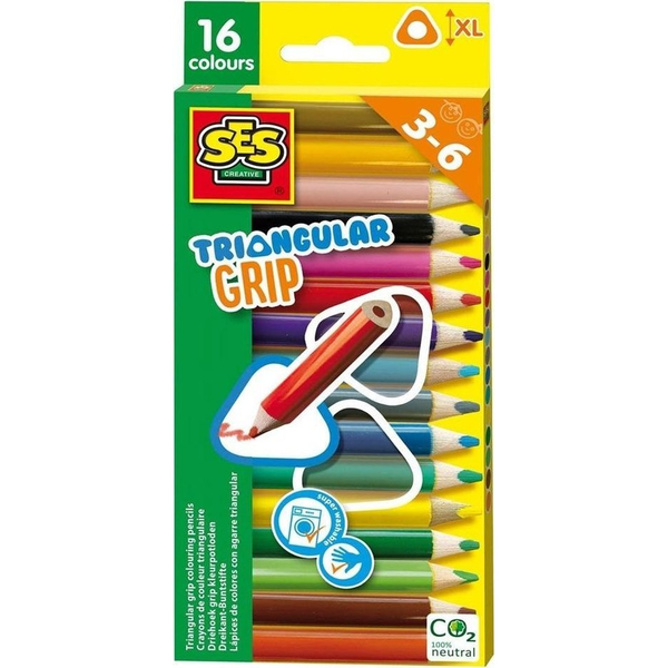 SES Creative 14692 lápiz de color Multicolor 16 pieza(s)