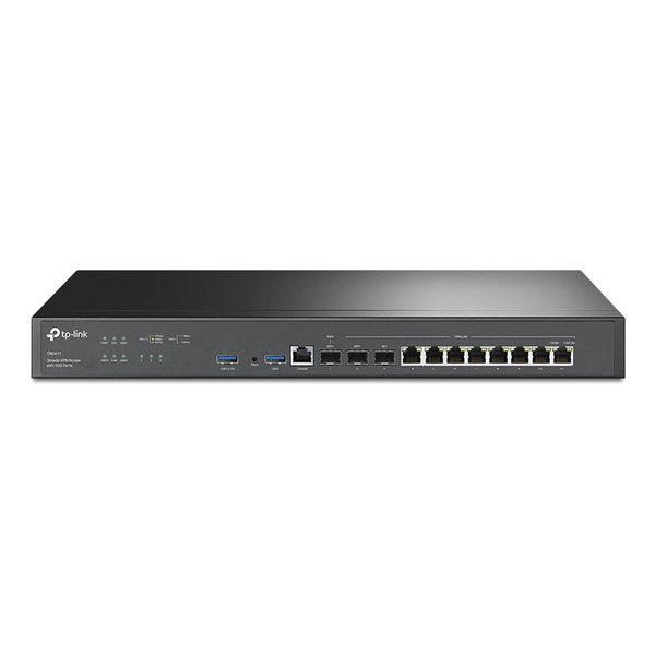 TP-Link Omada ER8411 kabelforbundet router Gigabit Ethernet Sort