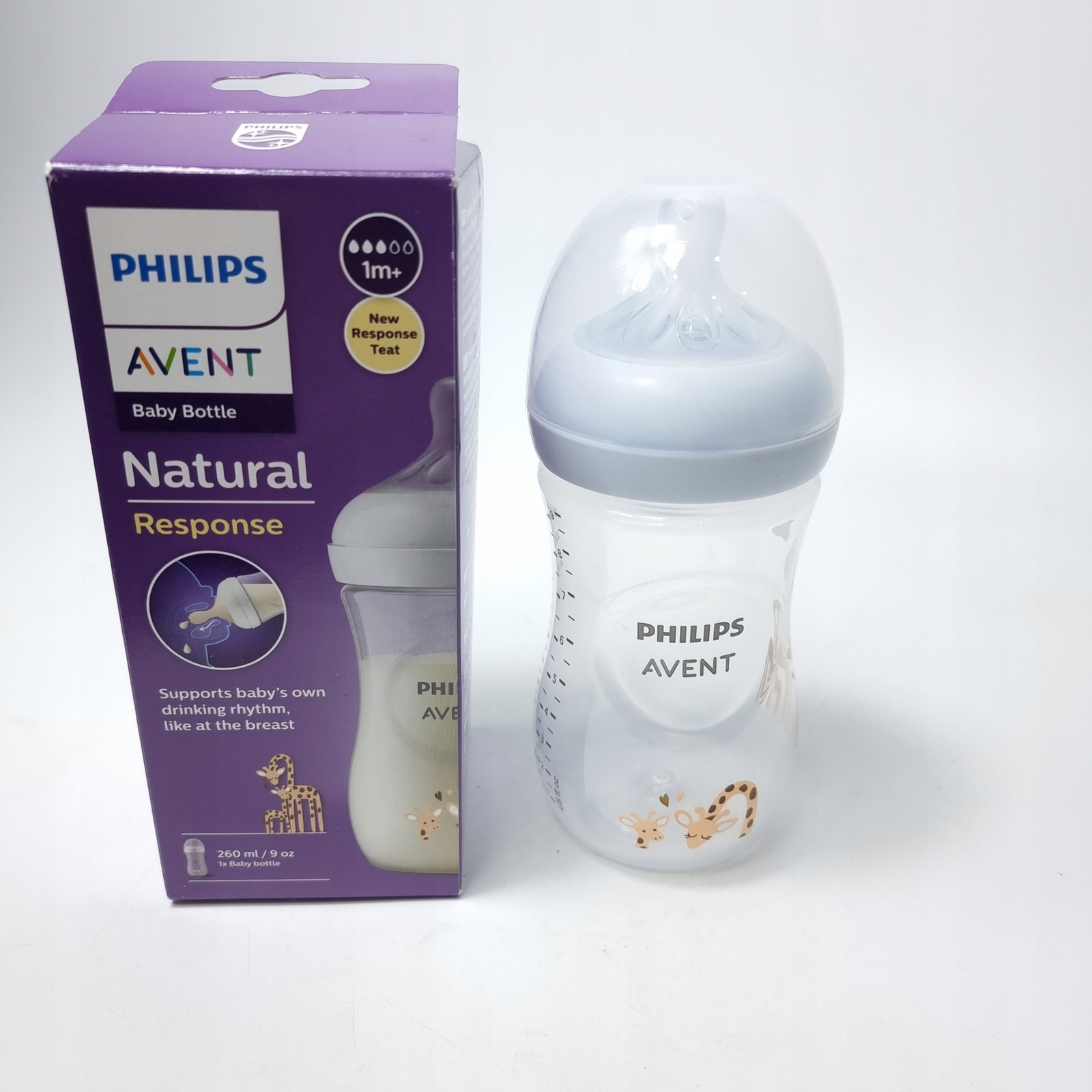 Fľaša Philips Natural Response 260 ml, 1m+