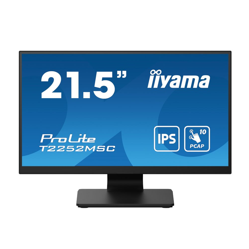 iiyama ProLite T2252MSC-B2 21,5" Full HD IPS érintőképernyős monitor (T2252MSC-B2)
