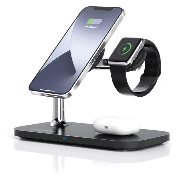 RealPower ChargeAir MAG Ladestation mit Magsafe schwarz