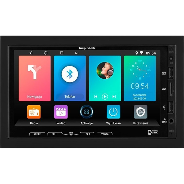 12V 2DIN LCD FM avtoradio 4x45W 2x USB Bluetooth GPS ANDROID 13 WIFI