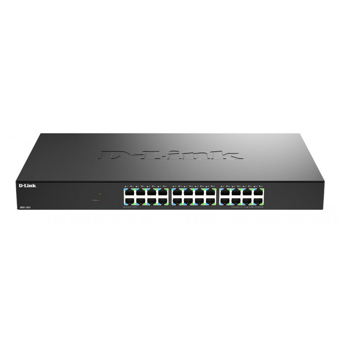 D-Link DMS-1024 Nespravované 2.5G Ethernet (100/1000/2500) Čierna