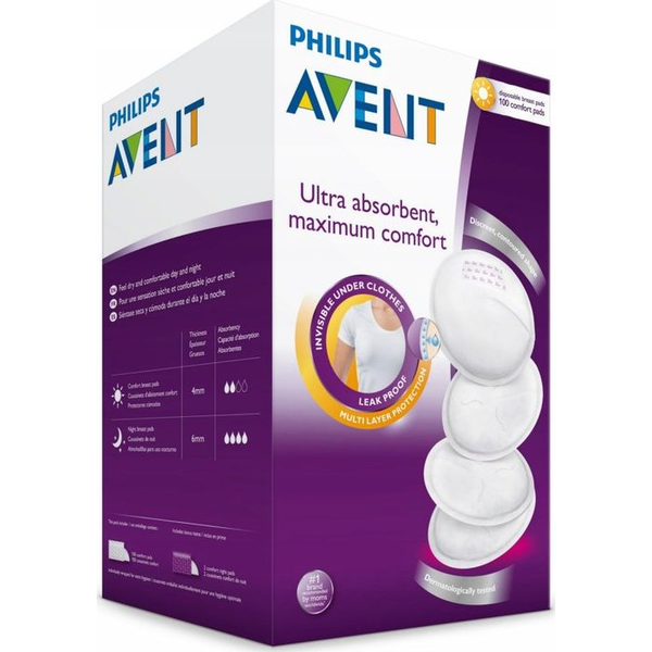 Philips AVENT SCF254/13 borstvoedingaccessoire 100 stuk(s) Borstschelpen