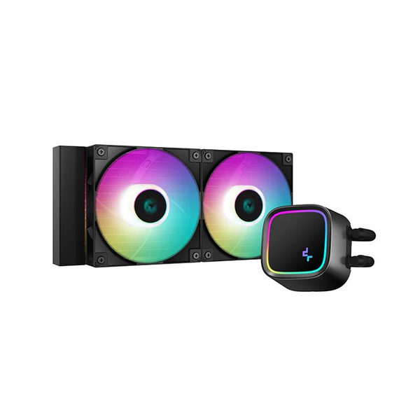 DeepCool LE520 Processor Alles-in-één vloeistofkoeler 12 cm Zwart 1 stuk(s)