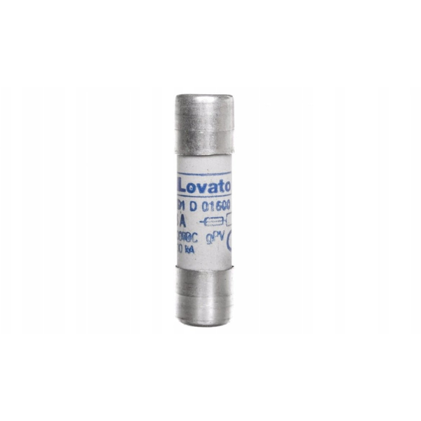 Lovato Electric Wkładka bezpiecznikowa cylindryczna PV 10x38mm 16A gPV 1000V DC FE01D01600 - FE01D01600