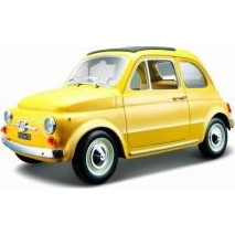 Bburago Fiat 500 F 1965 Yellow (4893993220984)