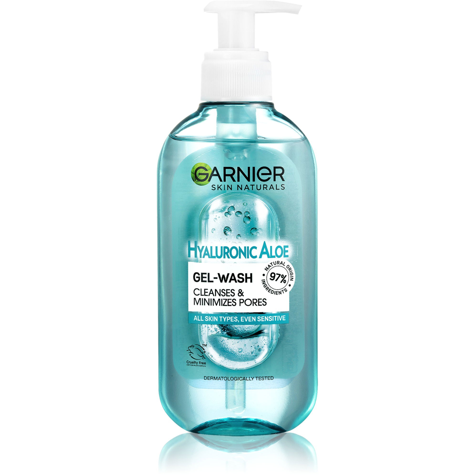 GARNIER Hyaluronic Aloe Gel Wash 200ml (3600542328722)