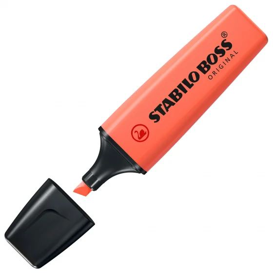 STABILO Boss Original Pastel speedmarker 1 stk Mejselspids Koral