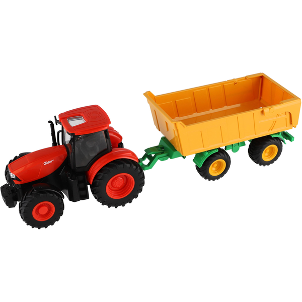 Teddies RC Zetor traktor billenőplatós pótkocsival