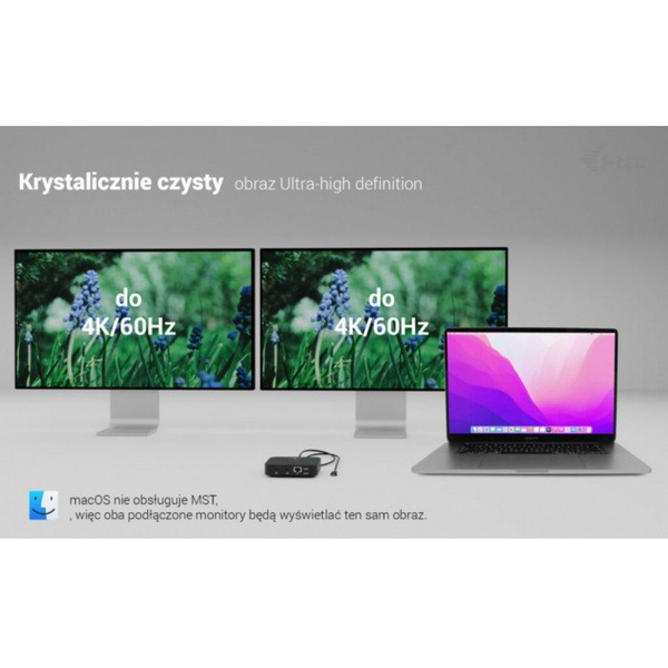 i-tec C31DUALHDMIDOCKPD stații de andocare și replicatoare de porturi pentru calculatoare portabile Prin cablu USB 3.2 Gen 2 (3.1 Gen 2) Type-C Negru