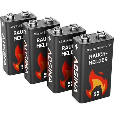 Absina (401005-4) 9V-os elem 9 V 4 db (401005-4)