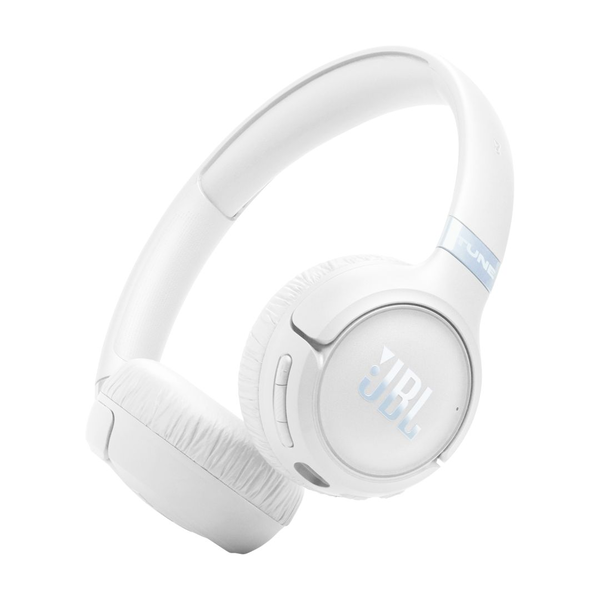JBL Tune 680NC Bluetooth слушалки с 76-часова автономна работа, бял цвят