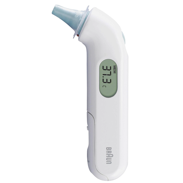 Braun ThermoScan 3 Contact Blanc Oreille