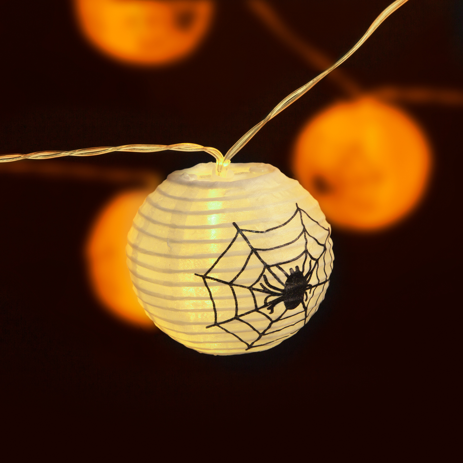Family Halloween 58172 Beltéri LED fényfüzér 1,65m - Meleg fehér (58172)