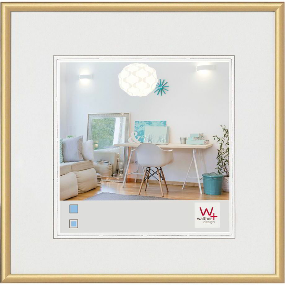 Walther KV330G New Lifestyle 31x31 Képkeret - Arany (KV330G)