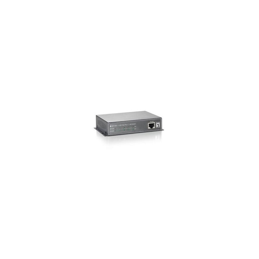 LevelOne GEP-0521 hálózati kapcsoló Beállítást nem igénylő (unmanaged) Gigabit Ethernet (10/100/1000) Ethernet-áramellátás (PoE) támogatása Szürke (GEP-0521)
