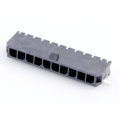 Molex Beépíthető stift sor (standard) Pólusok száma 10 Raszterméret: 3.00 mm 436501013 1 db Tape on Full reel (436501013)