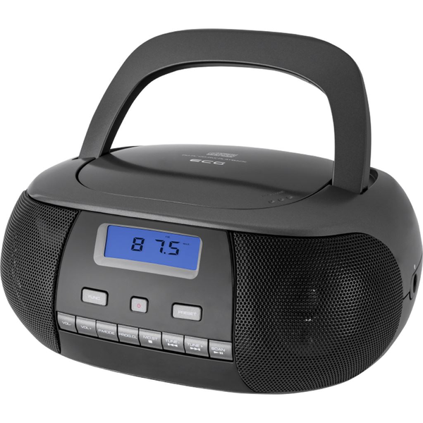 ECG CDR 500 hordozható rádió CD lejátszóval szürke