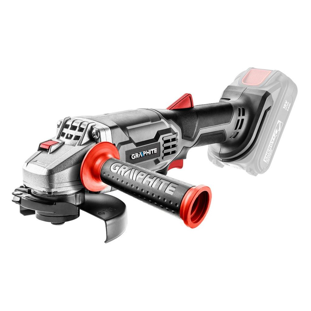 Graphite 58G003 akkus sarokcsiszoló Energy+ 18V, 115x22.2mm, akku nélkül (58G003)