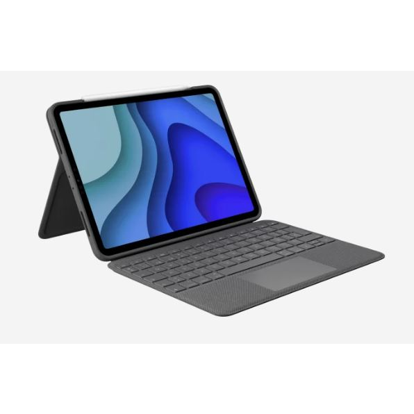 Logitech Folio Touch Šedá Smart Connector QWERTY UK International