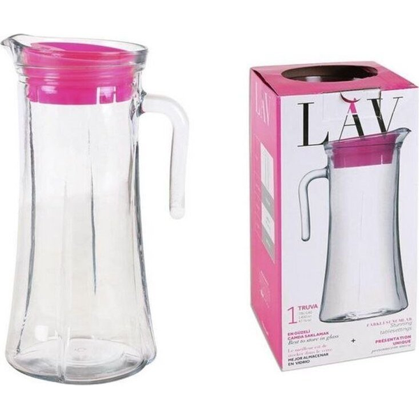 Jarra De Cristal Transparente Lav Truva (1400 Ml)