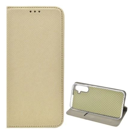 Gigapack Samsung Galaxy A34 5G rombusz mintás fliptok aranyszínű (GP-135369) (GP-135369)