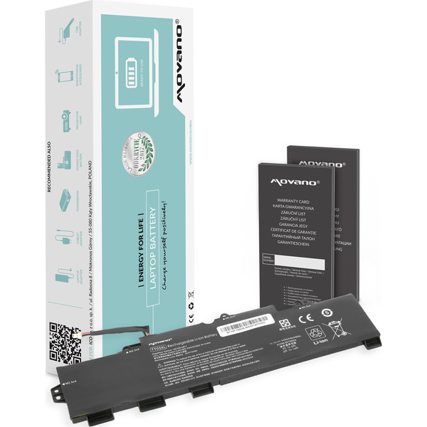 Bateria Movano Bateria TT03XL do HP EliteBook 755 850 G5 850 G6