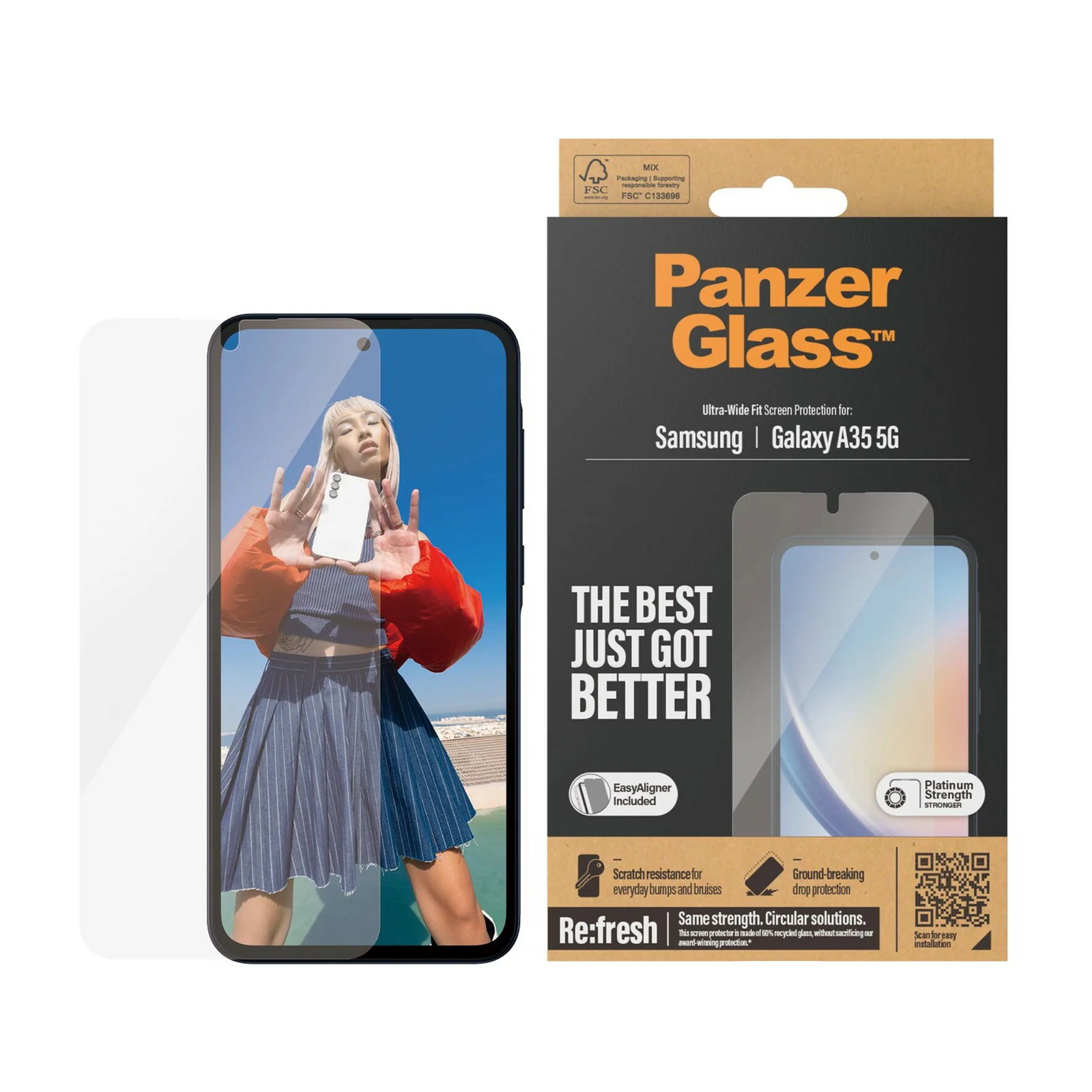 PanzerGlass Re Fresh Samsung New A34 5G UWF Číra ochranná fólia na displej 1 kusov