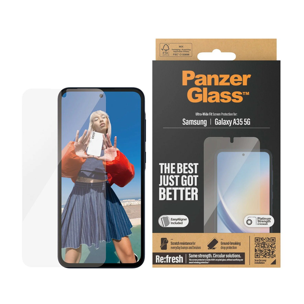 Tvrzené sklo PanzerGlass pro Samsung Galaxy A35 5G, 1 ks