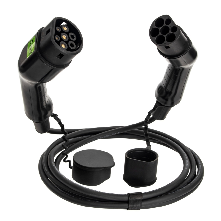 Sibrid SB-T2-161-75 Type-2 Elektromos autó töltőkábel 7.5m (3.6 kW - 16A) (SB-T2-161-75)