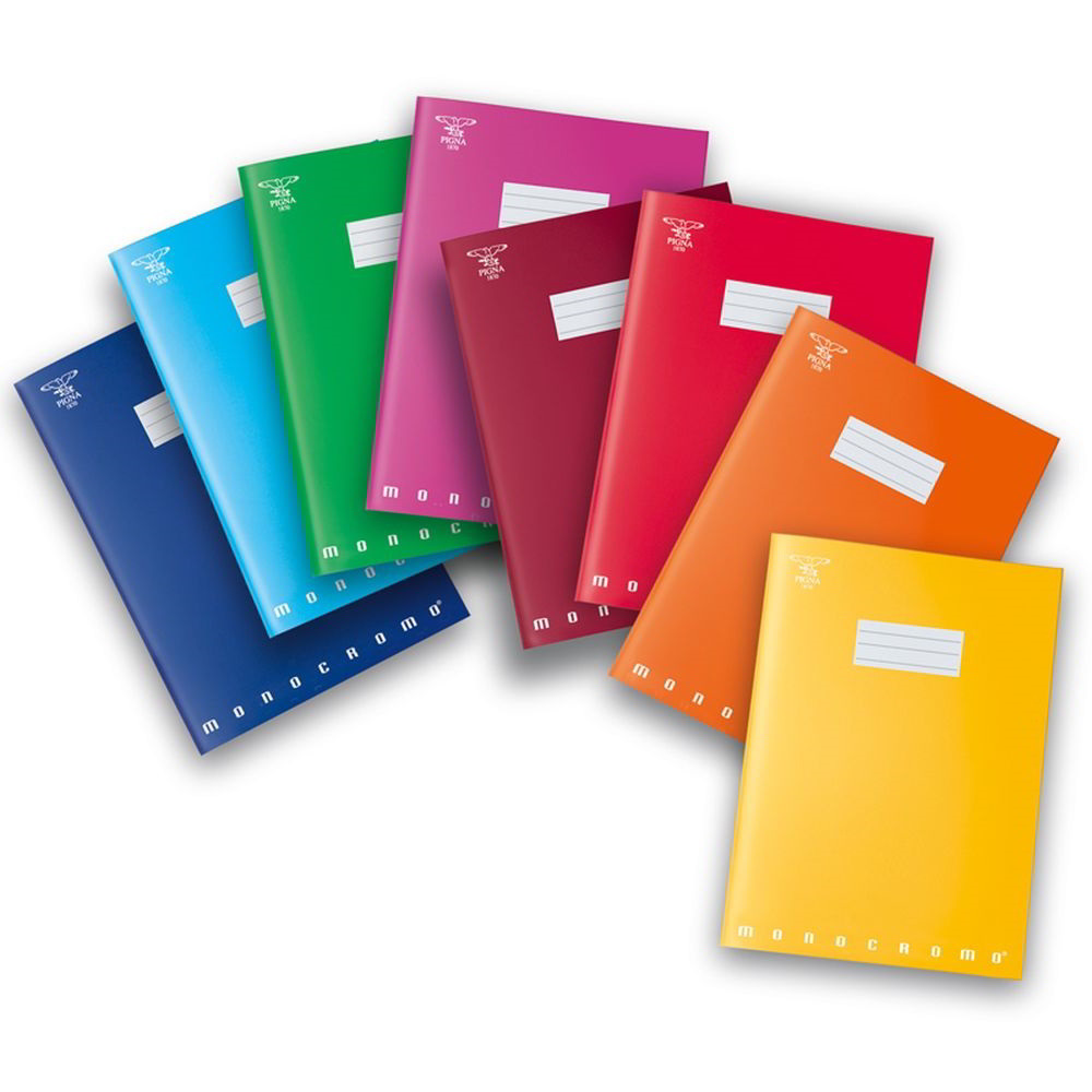 Pigna Monocromo Original 40 lapos A6 vonalas füzet - Többfajta (P1111-0309)