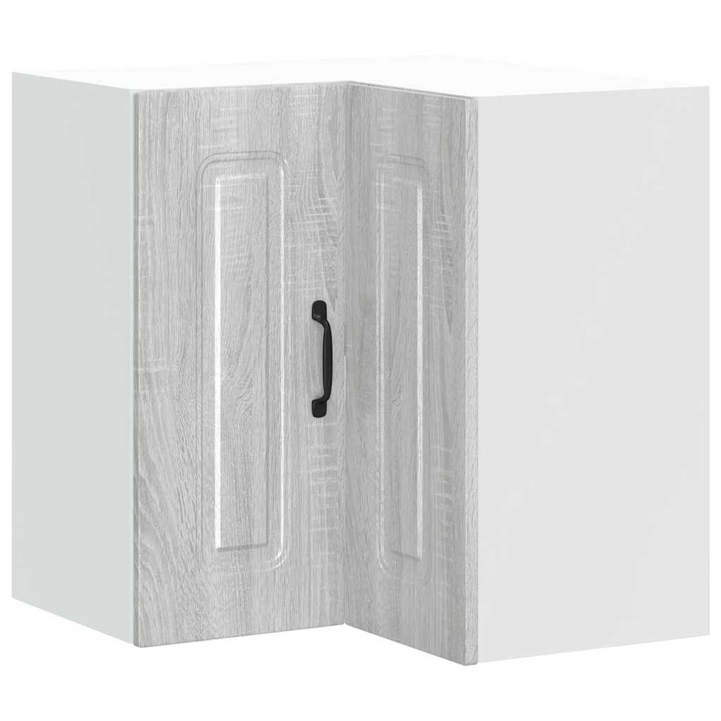 Konyhai fali sarokszekrény Kalmar szürke sonoma műfa (853623)