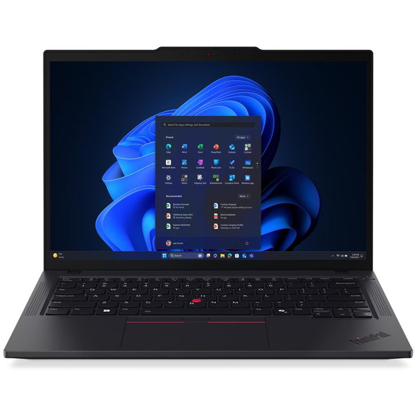 Lenovo ThinkPad T14 Gen 6 (Intel) Intel Core Ultra 7 255U Laptop 35,6 cm (14") WUXGA 16 GB DDR5-SDRAM 1 TB SSD Wi-Fi 6E (802.11ax) Windows 11 Pro Engelsk Sort