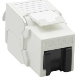 VALUE Keystone csatlakozó, CAT6a, RJ45, UTP, szerszám nélkül szerelhető, fehér