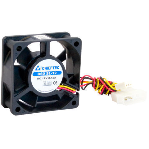 Chieftec AF-0625S Computerkølesystem Computerkabinet Ventilator Sort