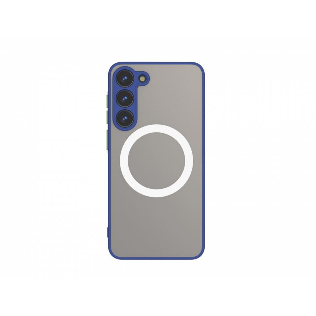 Cellect Samsung S23 Plus mágneses műanyag tok kék-zöld (CEL-MATTM-S23P-BLG) (CEL-MATTM-S23P-BLG)