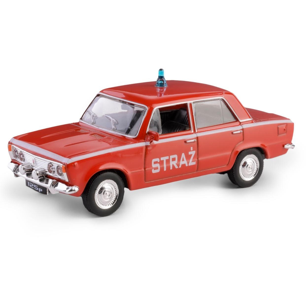 Daffi PRL Fiat 125 autó fém modell (1:43) (B-247)