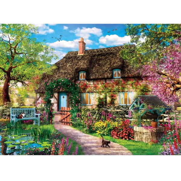 Clementoni The Old Cottage Puzzle 1000 pz Landscape