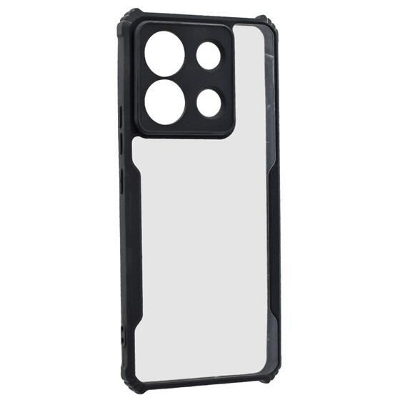 Gigapack Xiaomi Poco X6 akril hátlapos tok átlátszó-fekete (GP-156021) (GP-156021)