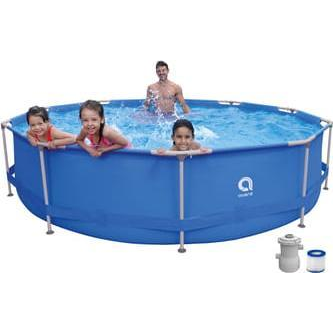 Mirpol Fémvázas Medence, Vízforgatóval - Kerek, 3,6 x 0,76 m (17799EU)