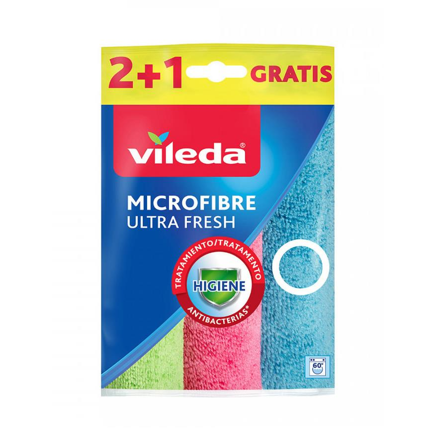 Vileda Ultra Fresh mikroszálas törlőkendő (3db/csomag) (162660)