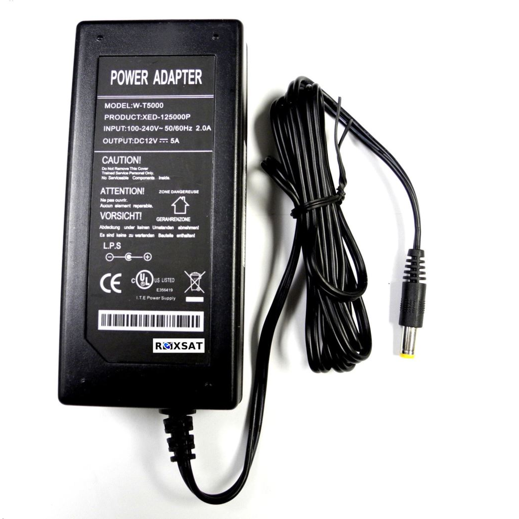 WaliSec kamera tápegység (DC12V5A-D) (DC12V5A-D)