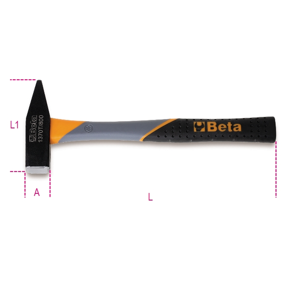 Beta 1370T 1000 Lakatos Kalapács Német Modell Műanyag Nyéllel
