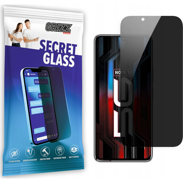  GrizzGlass Szkło prywatyzujące GrizzGlass SecretGlass do Infinix Note 12 G96
