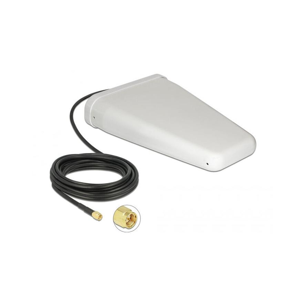 Delock 12001 RG-58 5m fehér LTE antenna