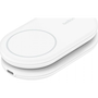 Belkin Boost 2in1 Foldable WIZ028 Magnetic/Qi/Qi2 Inductive Charger 15W + PSU, Бял