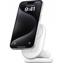Belkin Boost 2in1 Foldable WIZ028 Magnetic/Qi/Qi2 Inductive Charger 15W + PSU, Бял